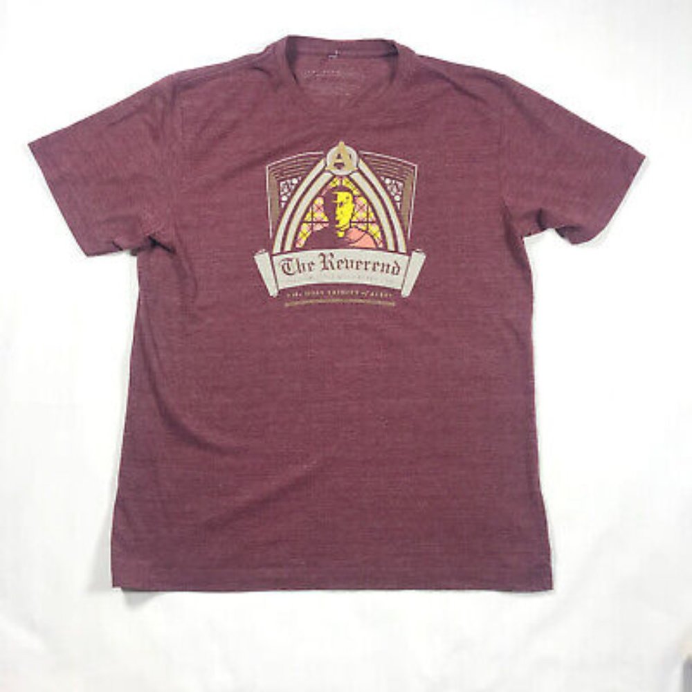 Avery Brewing Co The Reverend Ale T Shirt Mens Medium Maroon Beer Graphic Tee